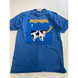 Mens COWS Vancouver Canada Vintage 1987 Single Stitch Shirt Sz L